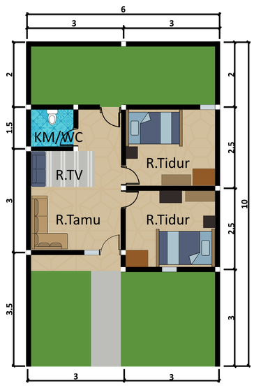 Denah Anugrah Mawar Asri